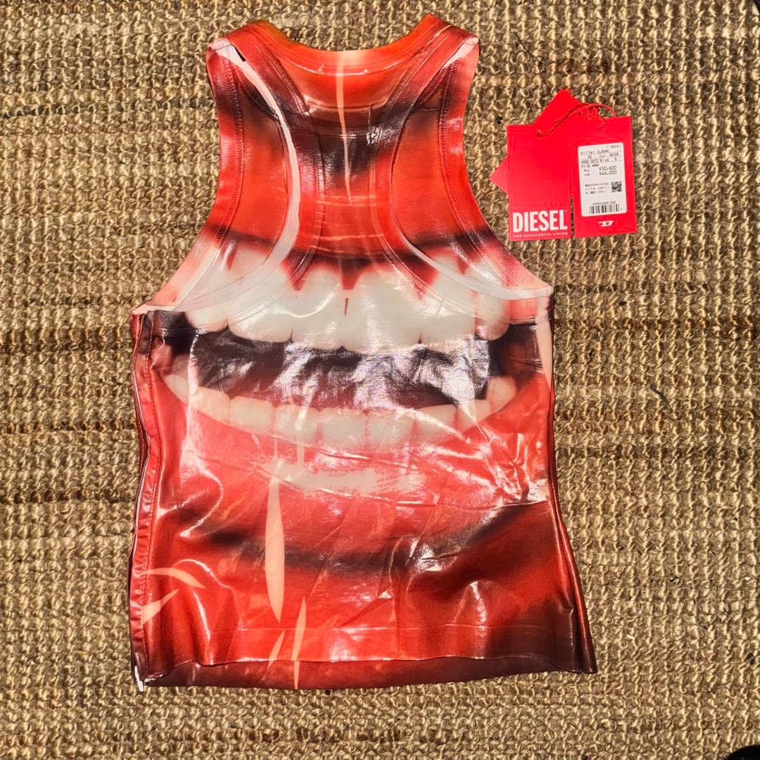 Diesel T-FINSI コーティング　タンクトップ