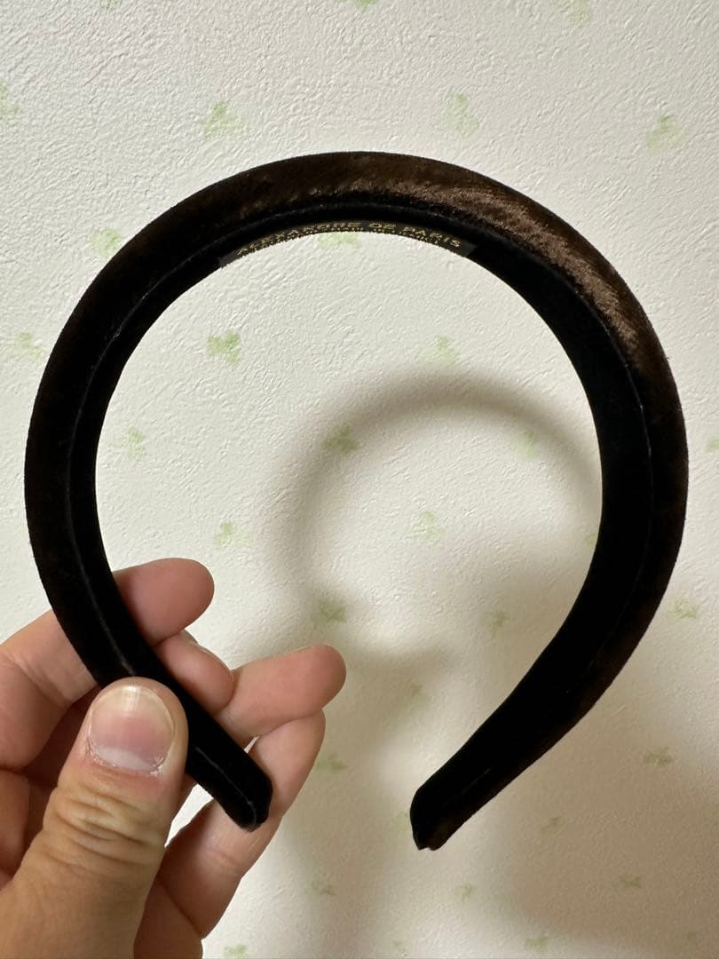 ALEXANDRE DE PARIS カチューシャ　ブラウン