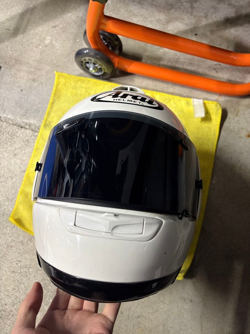 arai RX7 RR4 59-60cm フルフェイスヘルメット　白ヘル