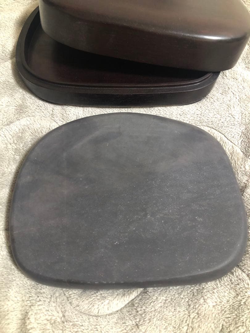 端溪硯 老坑 水巖 大西洞 金綫 エン脂 青花 石皮 書道用品 端渓硯