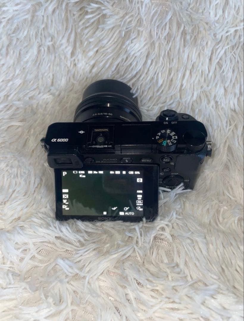 【美品】SONY 6000 ミラーレス一眼力 メラ 望遠レンズ付