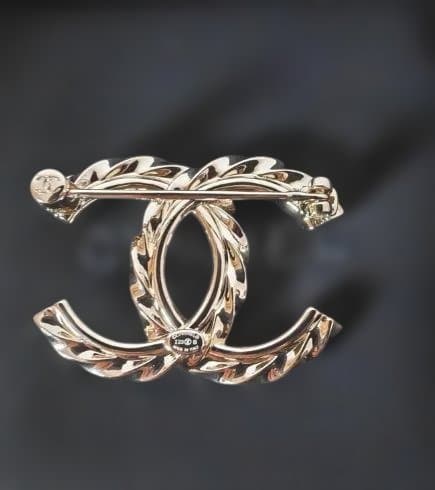 シャネルプローチココマークラインストーンアクセサリー