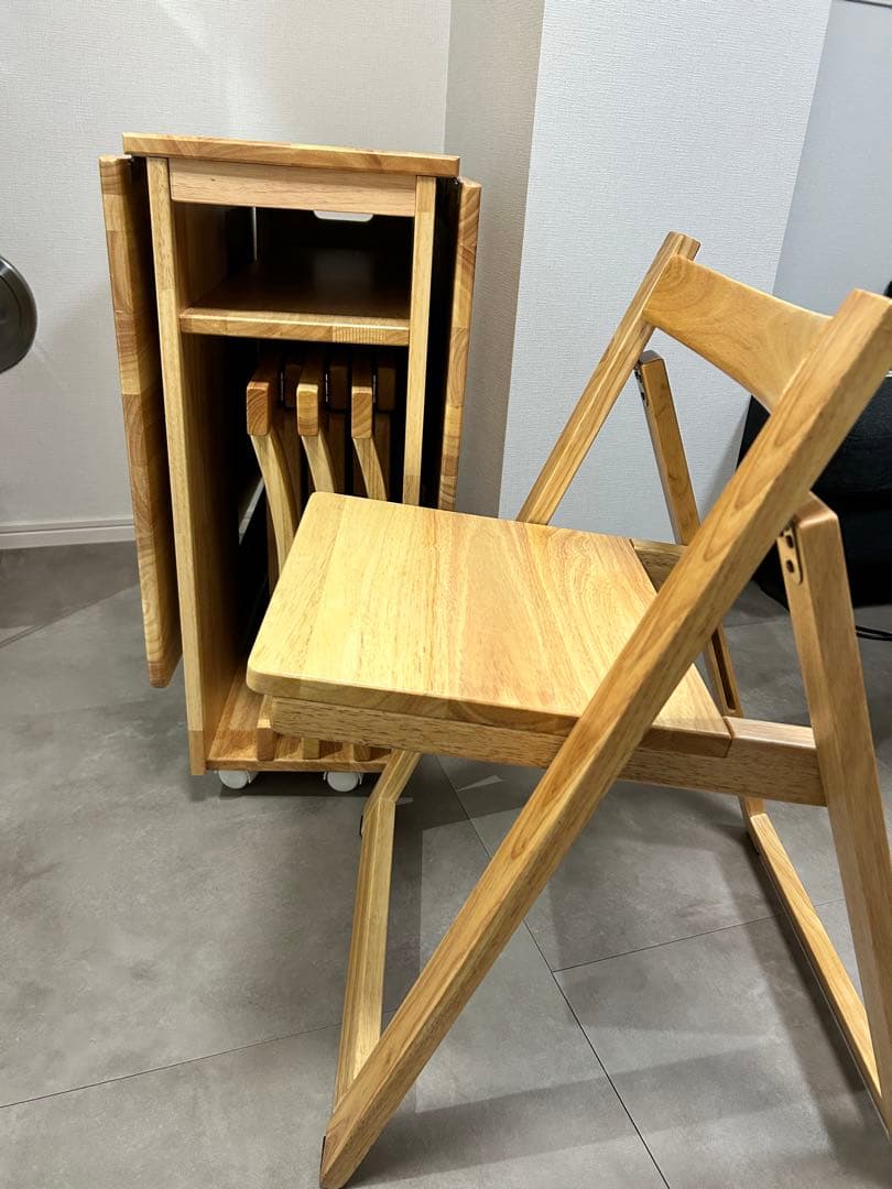 【izさま専用】LOWYAバタフライテーブル折りたたみダイニングテーブル