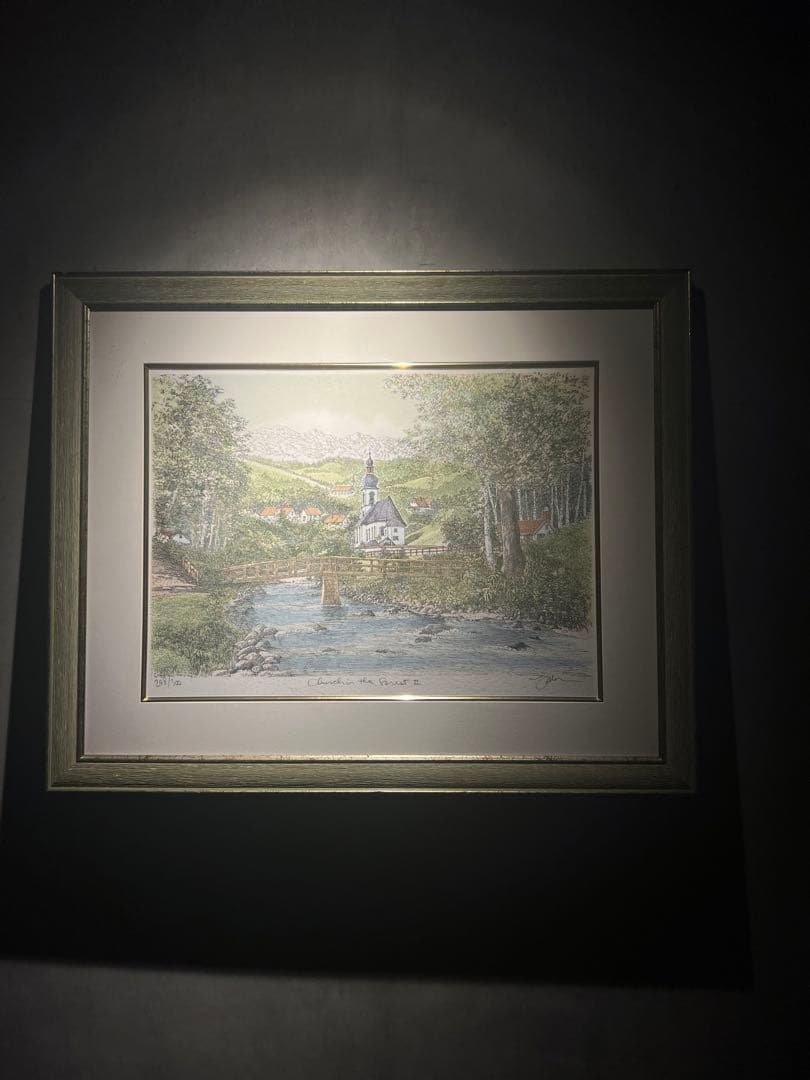 他の方発送×風景画lithograph限定300