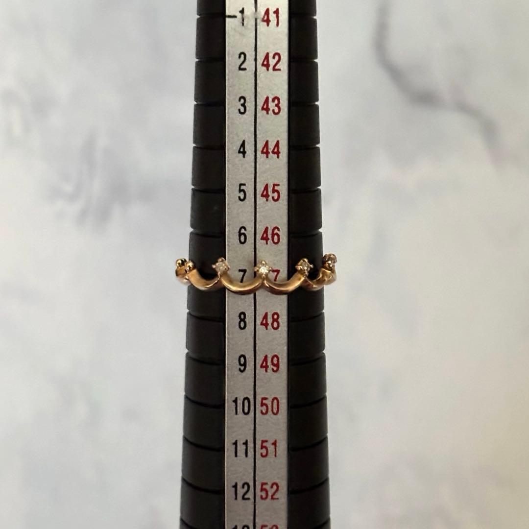 NOJESS k10 ダイヤモンド リング 7号