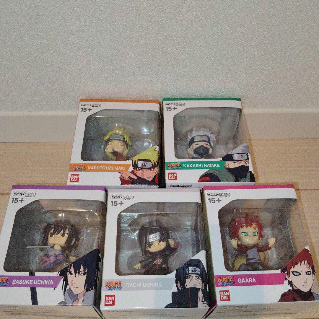 NARUTO -ナルト- 疾風伝 ちびマスターズ 5体 ナルト サスケ 他