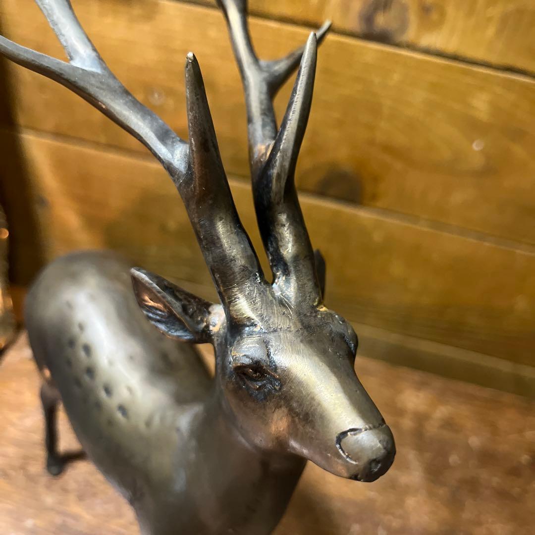 ヴィンテージ真鍮鹿