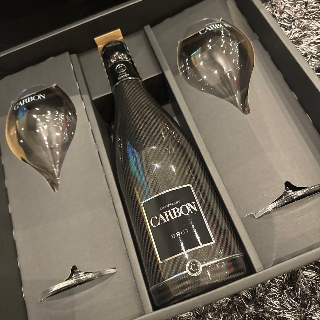 カーボン　ブリュット シャンパーニュ 公式グラスセット　750ml シャンパン