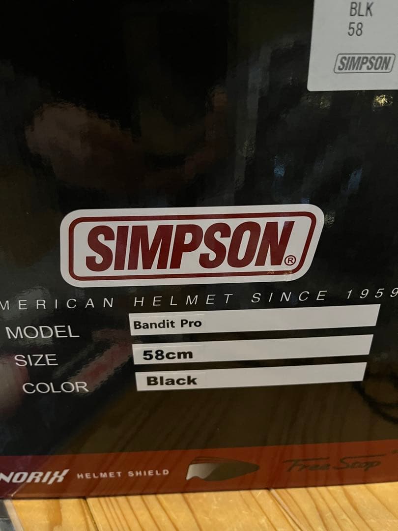 Y*u様 [新品]SIMPSON バンディットプロ58cm ブラック　スモークシ