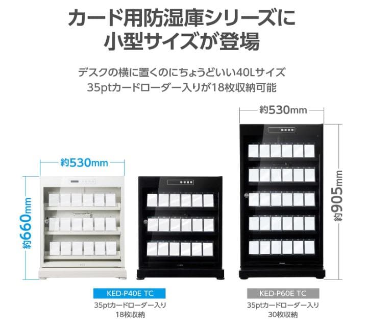 HAKUBA トレカ　防湿庫　ホワイト　ドライボックス
