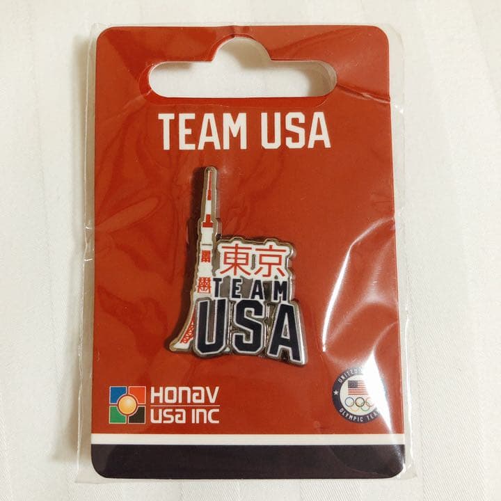 TOKYO2020！貴重なパッケージ入りUSAピンバッジ
