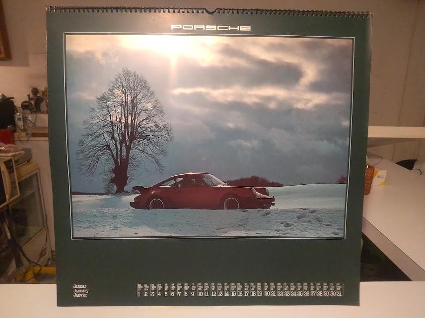 非売品★昭和レトロ★ドイツ製★1979年 PORSCHE ポルシェ カレンダー