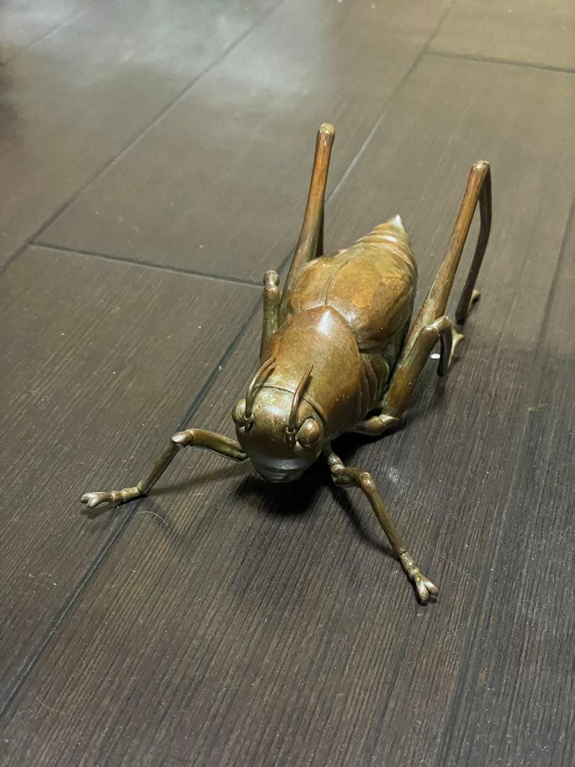 銅製　バッタ　安の介