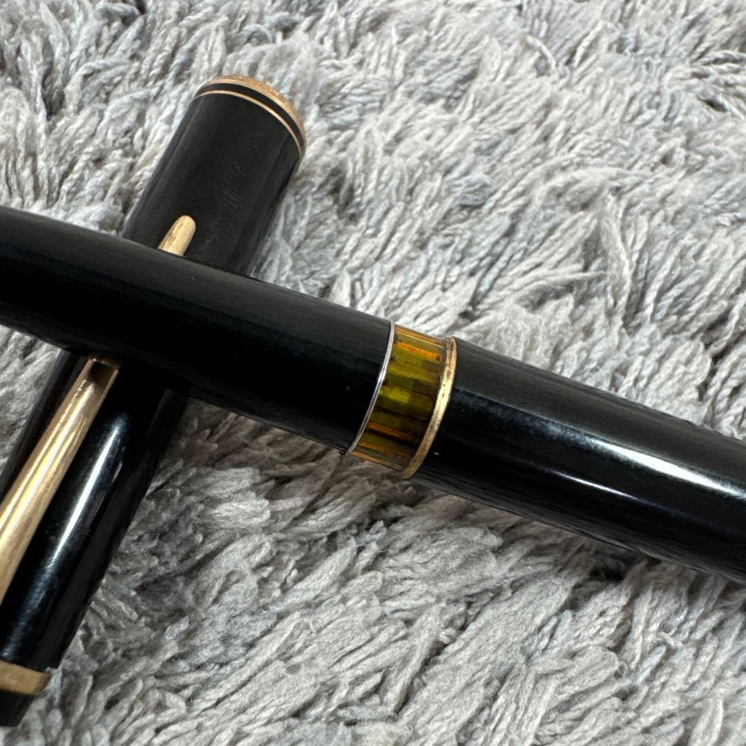 MONT BLANC モンブラン 万年筆 NO22 ブラック ×ゴールド