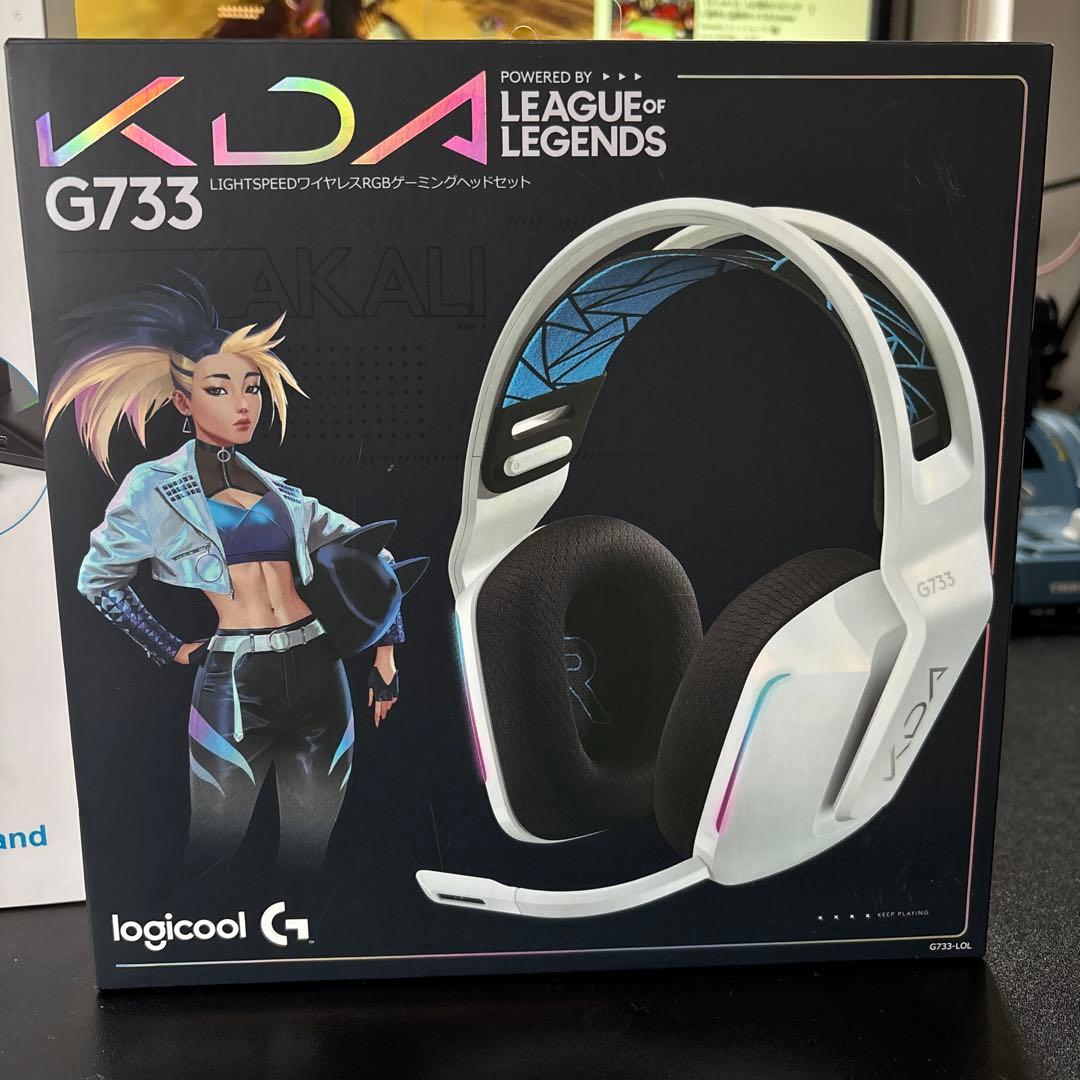 ヘッドホン Logitech G733 K/DA LOL