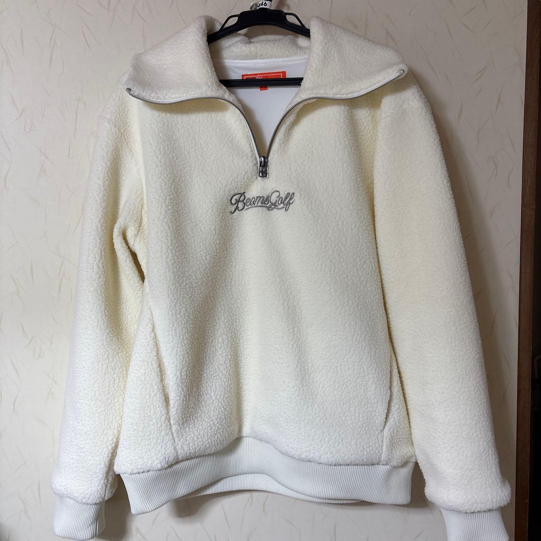 ビームス　ハーフジップ　ボアセーター