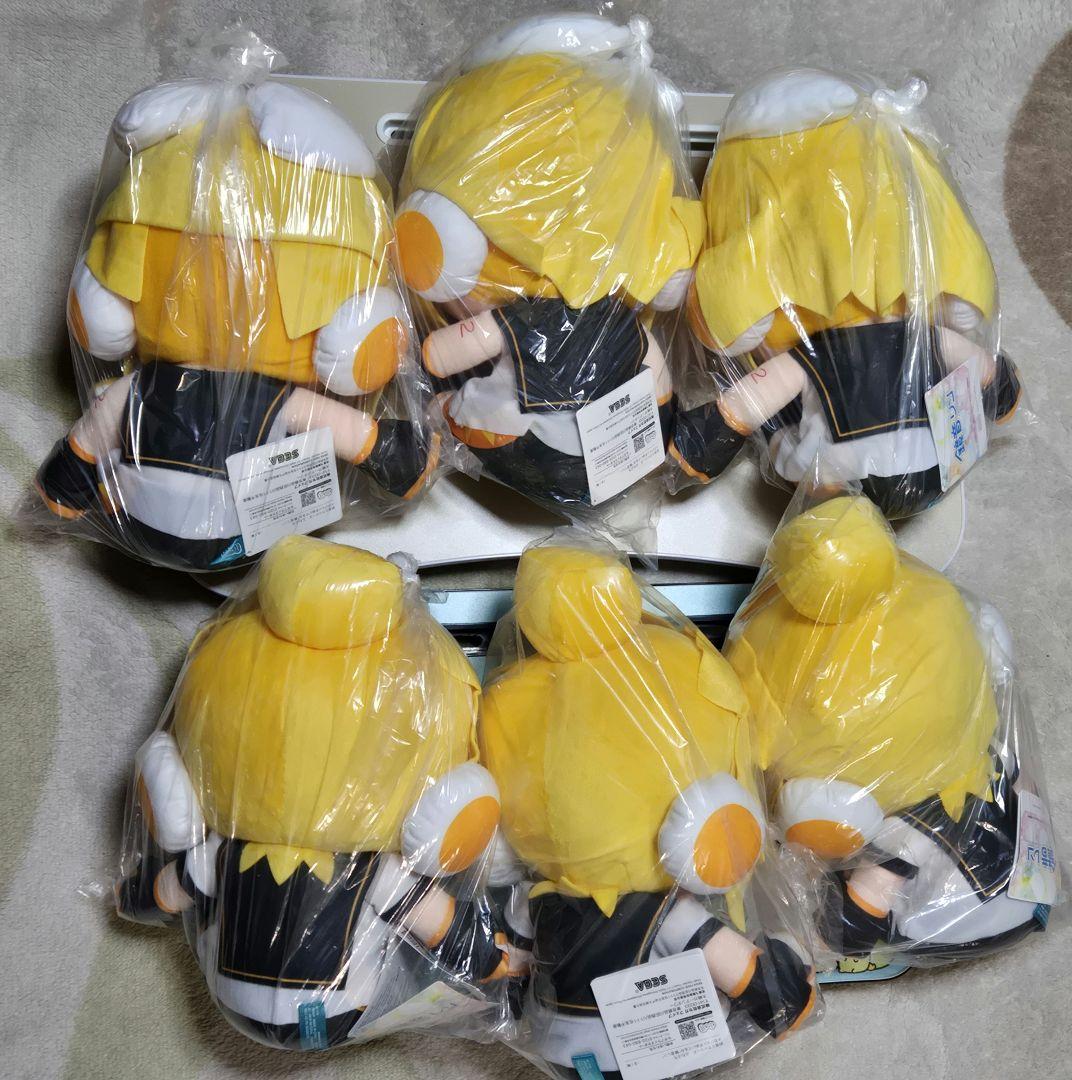 ふわぷち メガジャンボぬいぐるみ 鏡音リン 鏡音レン 3セット