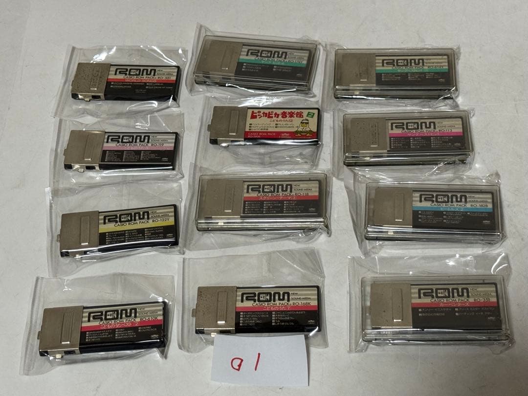 CASIO rom pack 12個セット 01