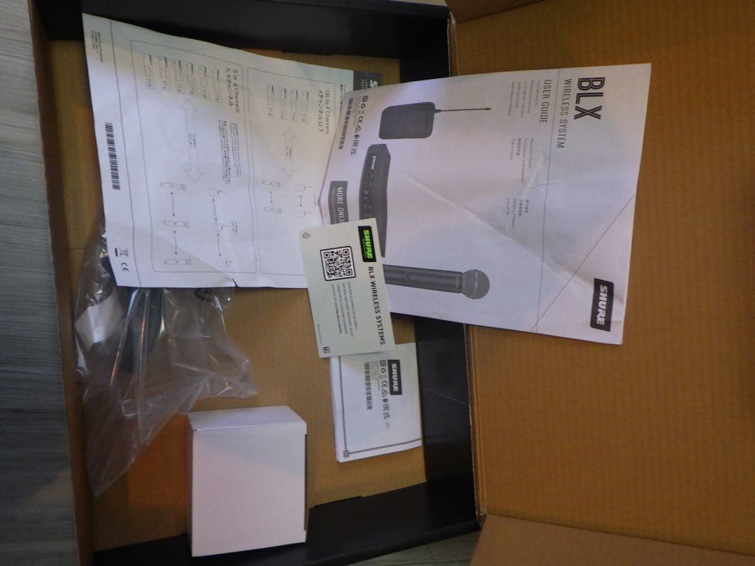 配信機器・PA機器・レコーディング機器 SHURE BLX Wireless Handheld System SM58