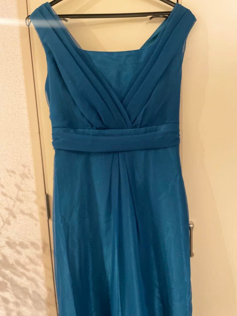 ロングドレス　エメラルドグリーン　演奏会