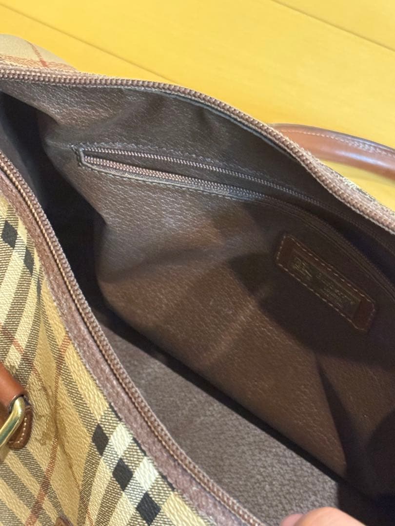 Burberry ノバチェックミニボストンバッグ