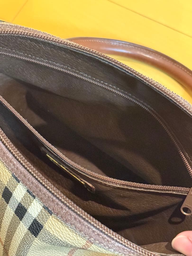 Burberry ノバチェックミニボストンバッグ