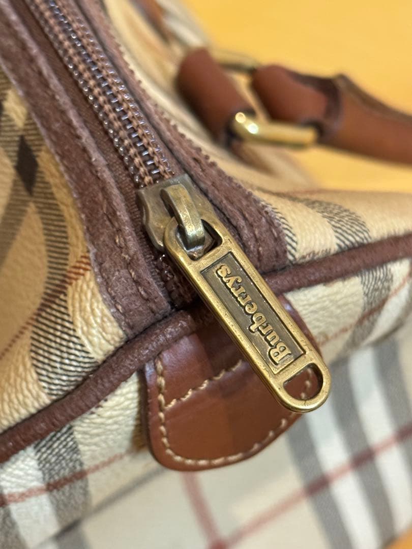 Burberry ノバチェックミニボストンバッグ