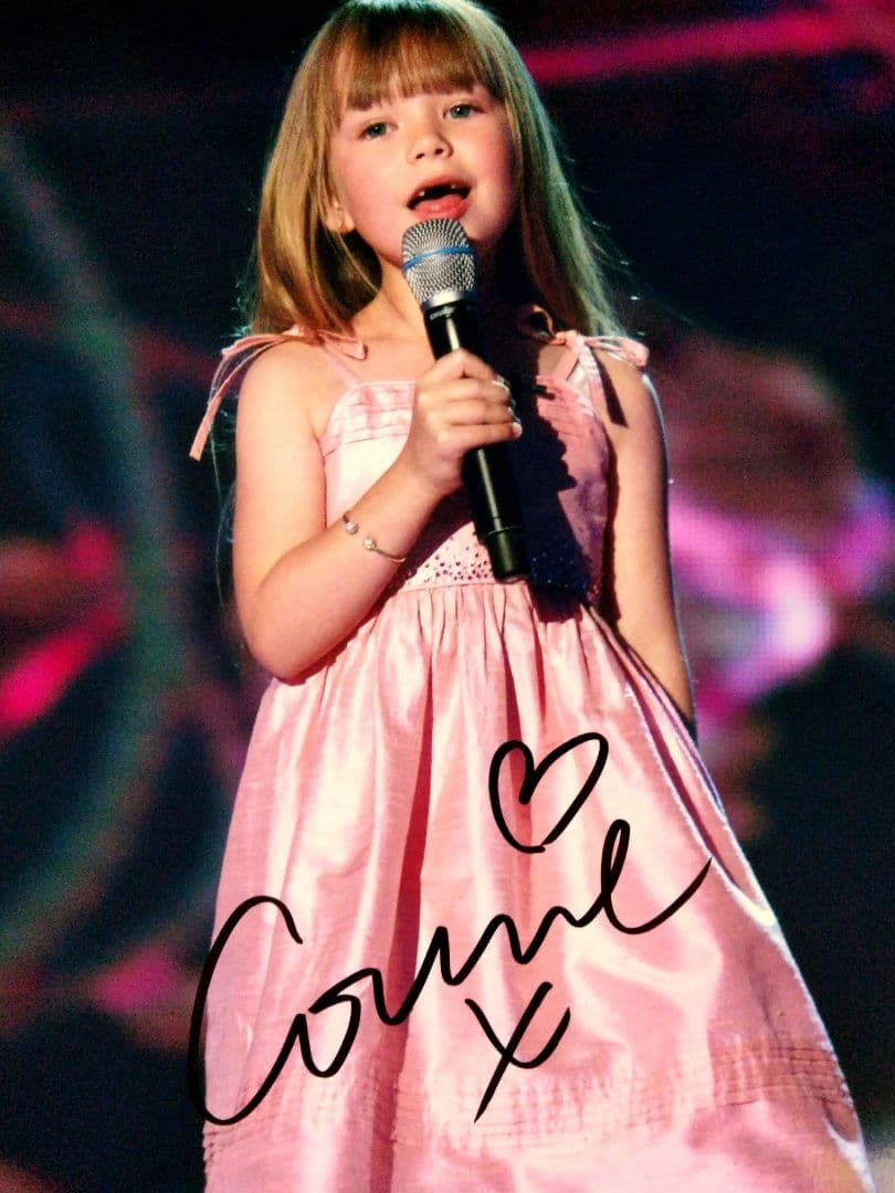 コニー・タルボット直筆サイン入り超大型写真…Connie Talbot