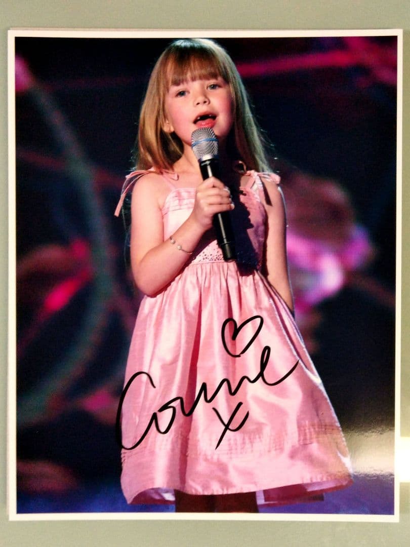 コニー・タルボット直筆サイン入り超大型写真…Connie Talbot