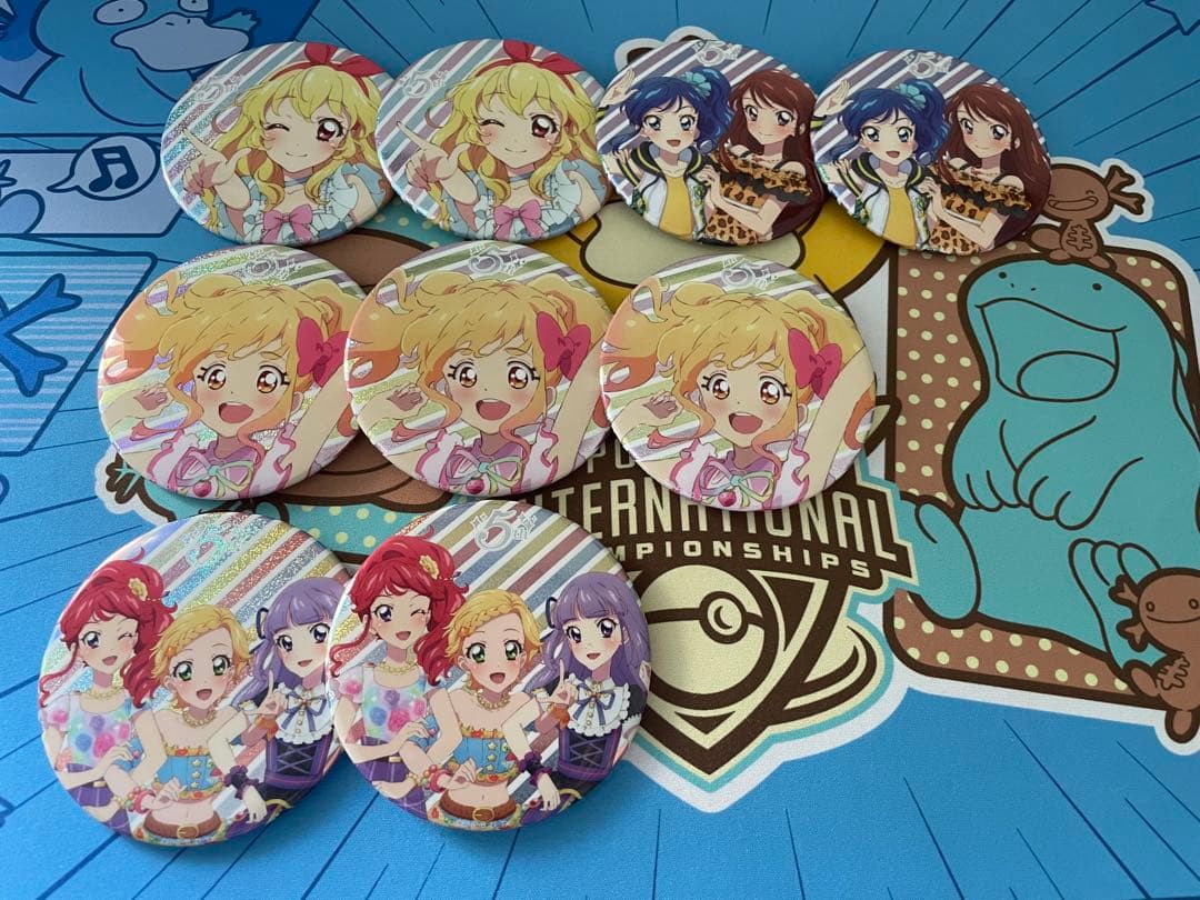 アイカツ 5th FES グリッター缶バッジ