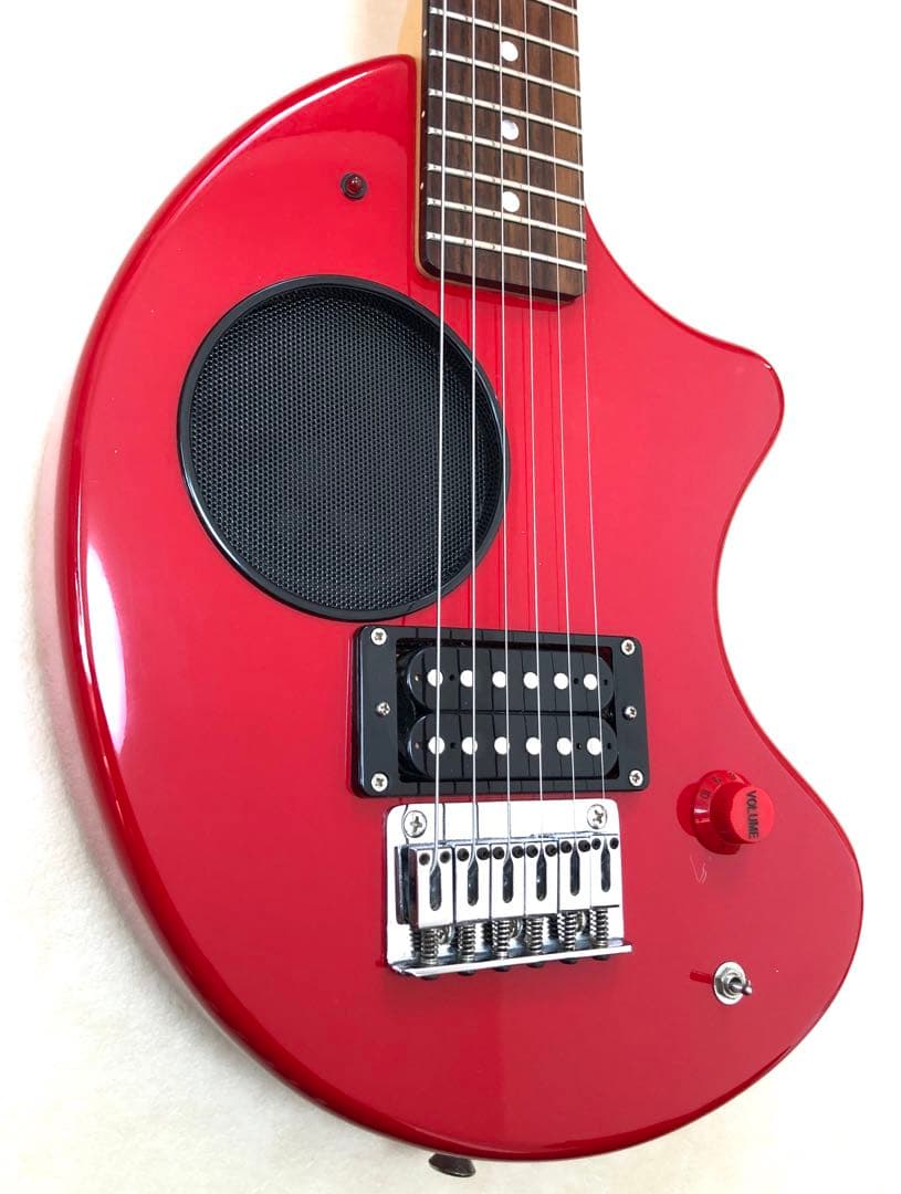 【超美品！】ZO-3 レッド アンプ内蔵ミニギター ヘッドフォン端子付