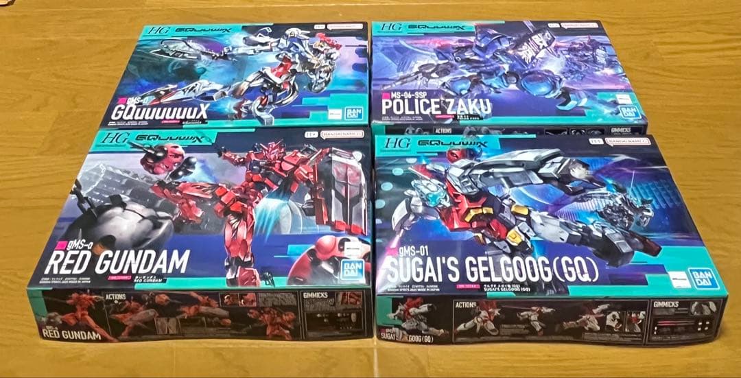 機動戦士Gundam GQuuuuuuX(ジークアクス) プラモデル 8点セット