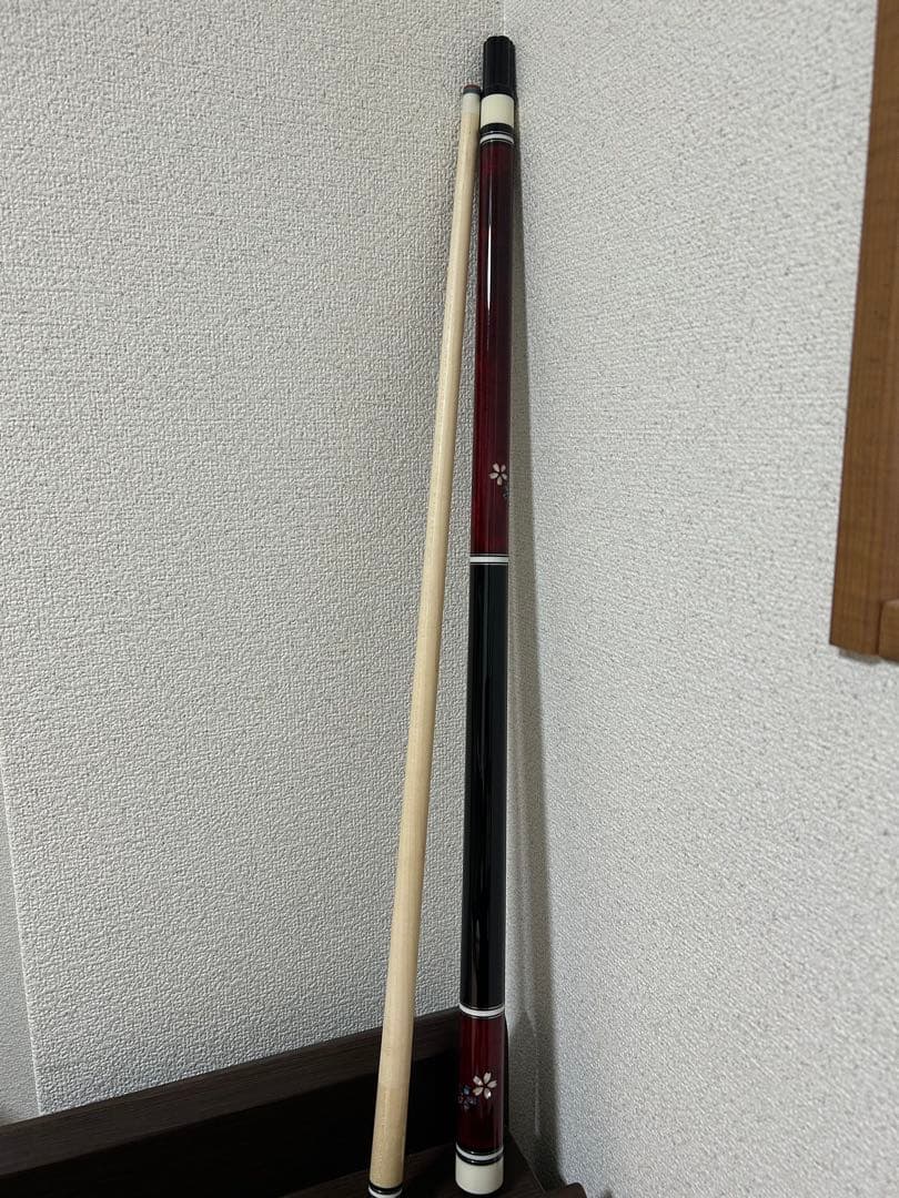 「*」様 桜インレイ　ビリヤードキュー　ラジアル