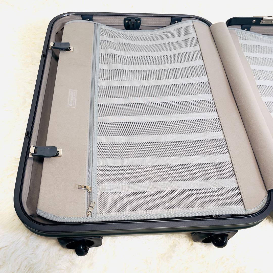 Samsonite サムソナイト スーツケース メタリックグリーン 鍵2本付き
