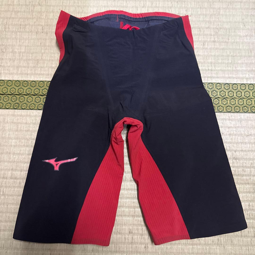 Mizuno 競泳水着 ブラック/レッド