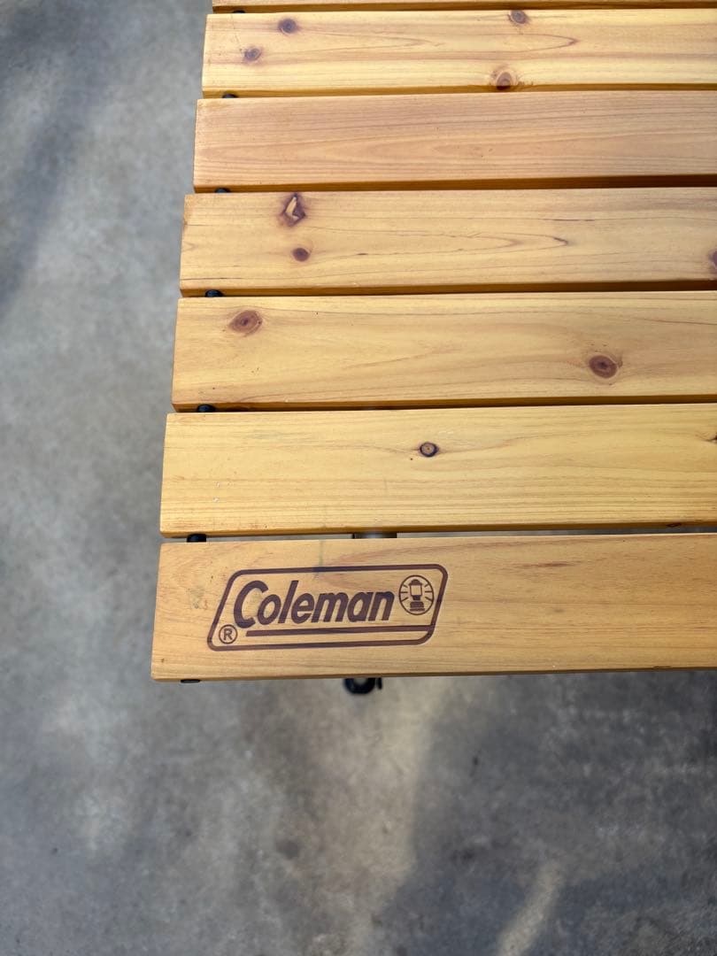 コールマン　ナチュラウウッドロールテーブル90