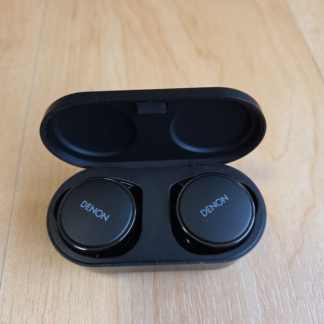 美品　DENON　Perl　Pro　ワイヤレスイヤホン　ブラック