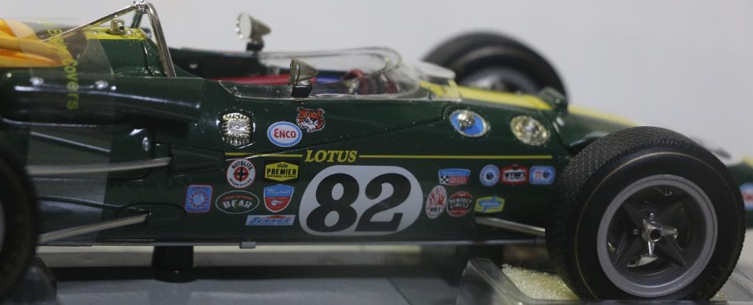 カルーセル１製　ロータス３８　1／１８　１９６５インディー５００優勝車Ｊクラーク