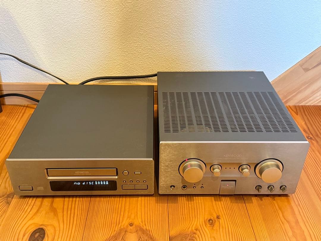 KENWOOD KAF-7002 DP-1001 アンプ　CDプレーヤー