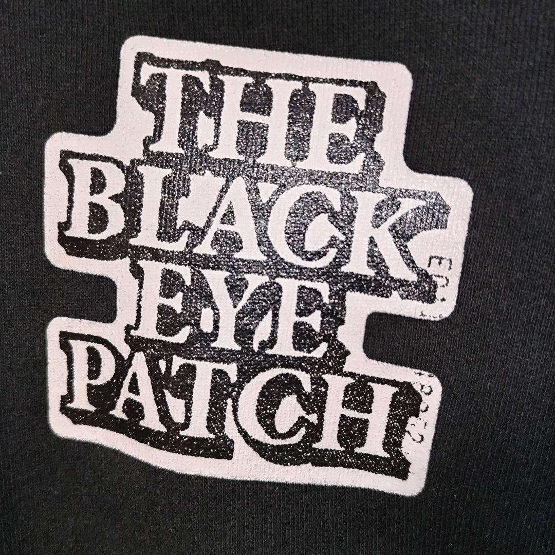 a69【希少XLサイズ】ブラックアイパッチ☆バック全面　ビックロゴ　パーカー