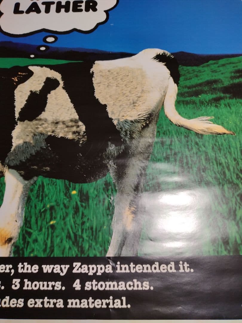 FRANK　ZAPPA　LATHER フランク・ザッパ　レザー　ポスター