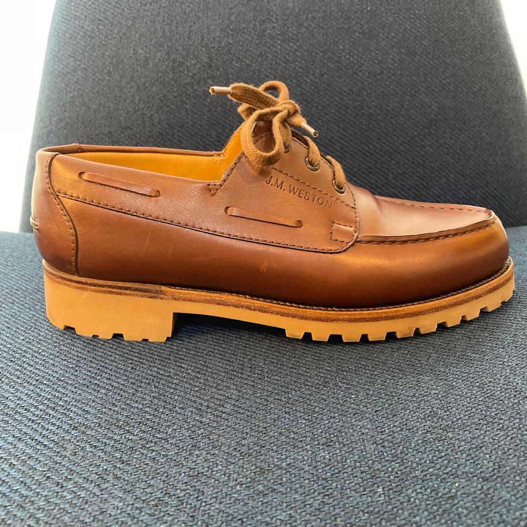 美品　J.M.WESTON/690 YACHTING DERBY OAK 5C