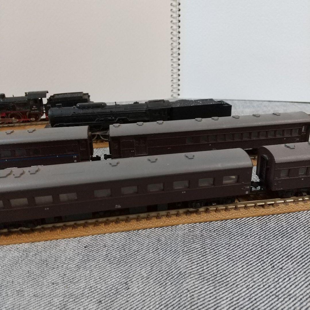 Nゲージ 鉄道模型 ジャンク品 レール、ケース付きセット