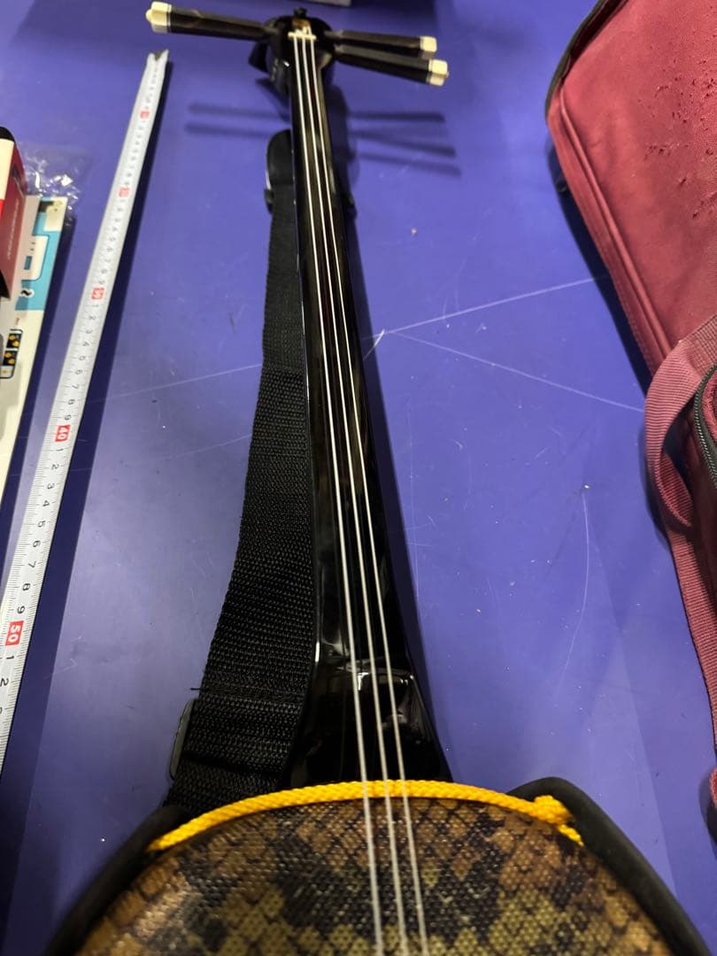 琉球 沖縄 三線 専用ケース 蛇皮柄