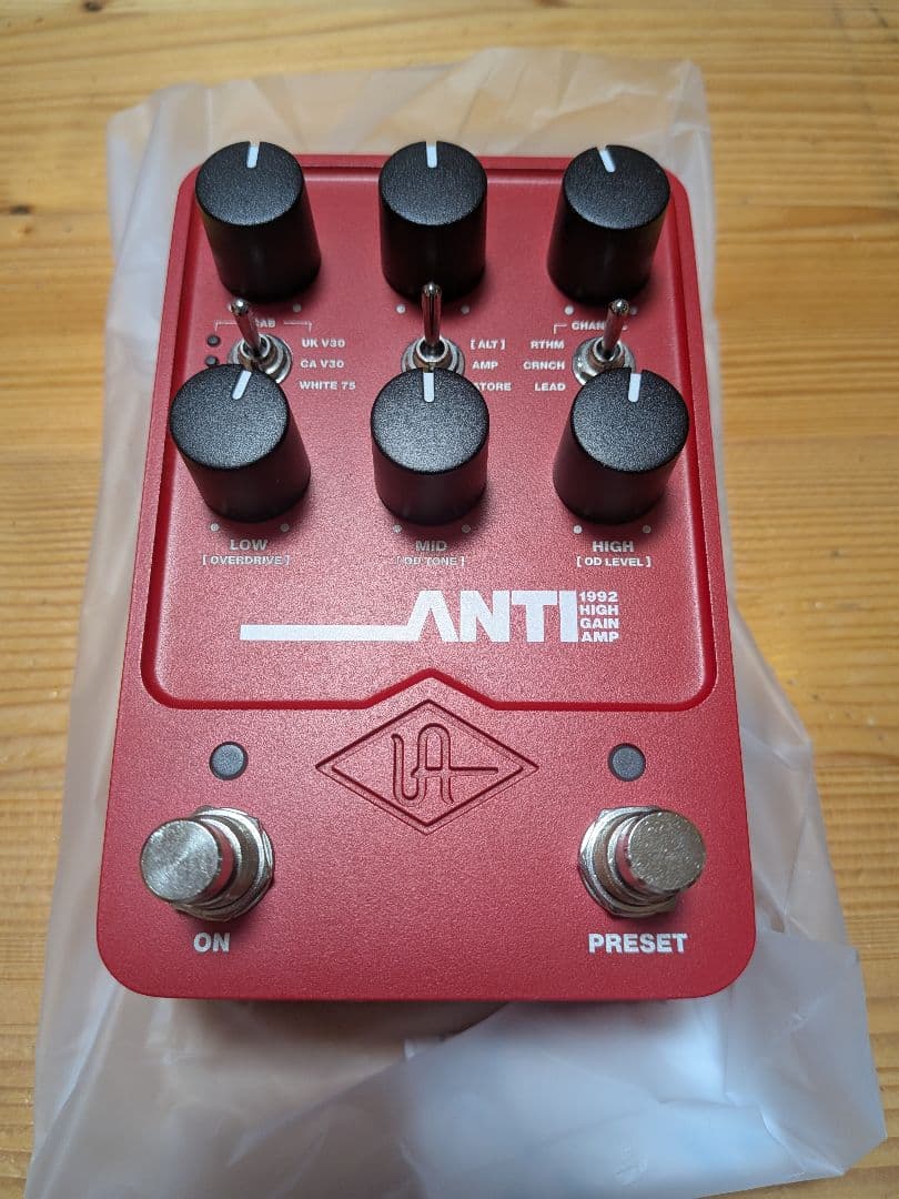 ボード専用固定具付 UAFX ANTI 1992 High Gain Amp