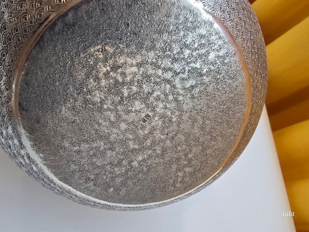 銀製　刻印　銀瓶　急須　煎茶