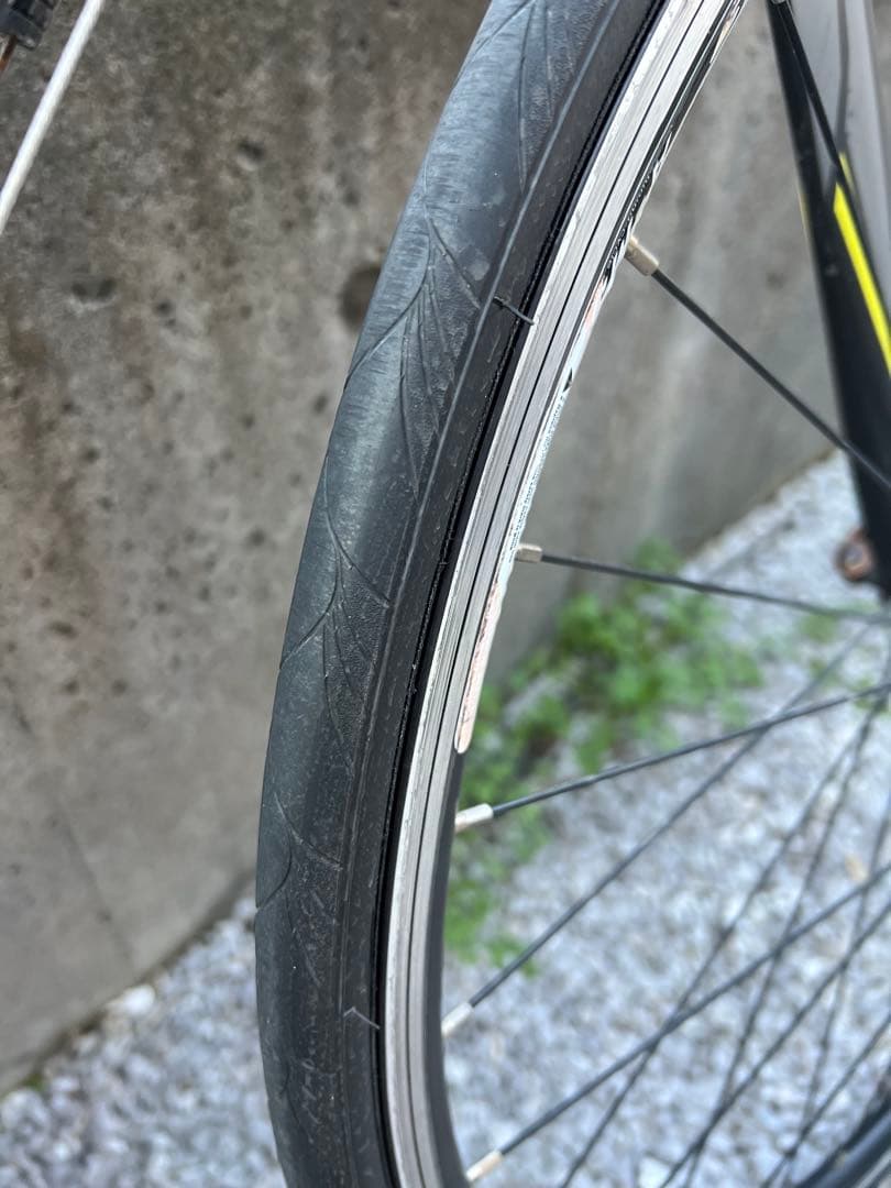 『引き取り限定』※東京都　 Hasaロードバイク ブラック/イエロー