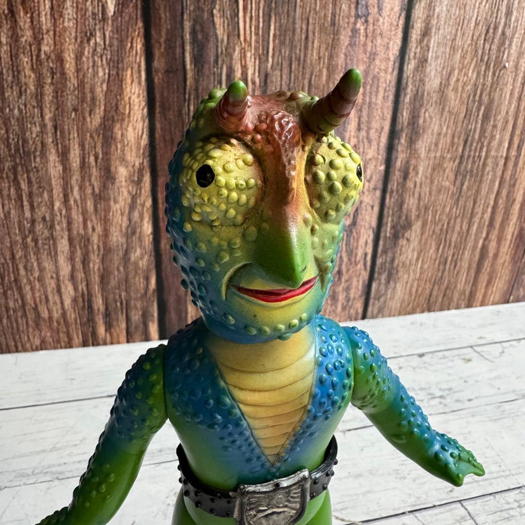 死神カメレオン ソフビ 仮面ライダー怪人 当時物 旧バンダイ 死神 怪人