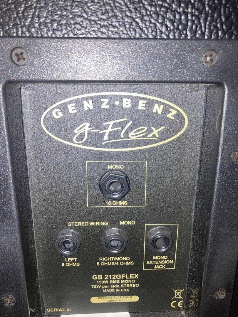 美品 GENZ BENZ G-FLEX 212 ギターキャビネット ORANGE