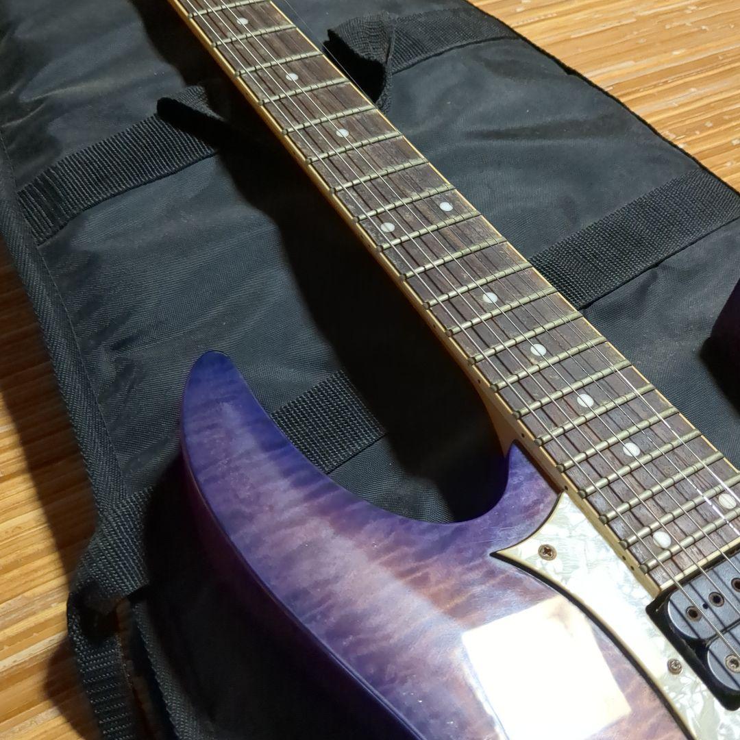 【ジャンク】Ibanez　RG350QM　パープル